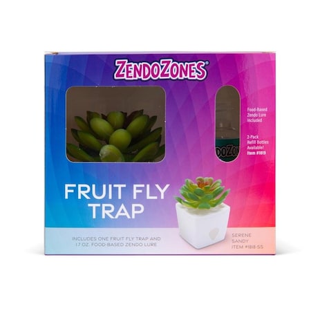 Zendozones JT Eaton ZendoZones Fruit Fly Trap 1 box, PK6 1818-SS